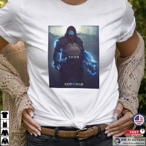 God Of War Ragnarök Thor The God Of Thunder T-Shirt