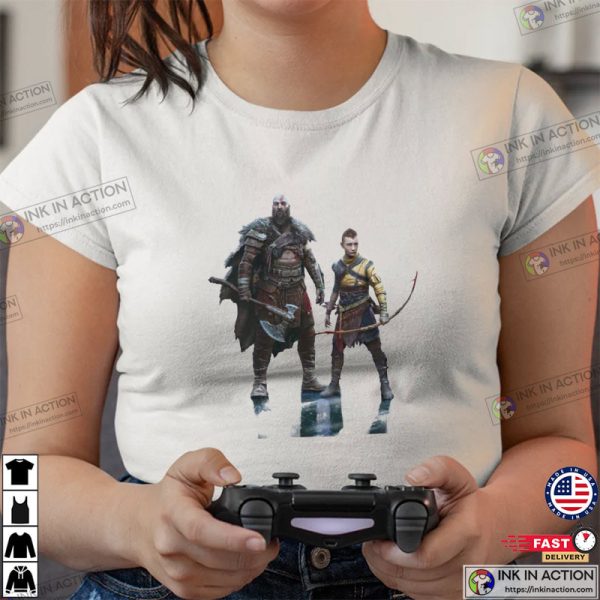 God Of War Ragnarök Kratos And Atreus T-Shirt