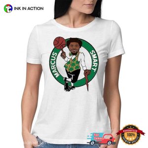 Green Marcus Smart Logo T Shirt 2 Ink In Action