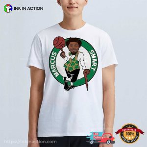 Green Marcus Smart Logo T Shirt 3 Ink In Action