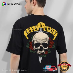 Guns N Roses Skull 2 Side Shirt 2 Ink In Action