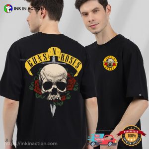 Guns N Roses Skull 2 Side Shirt