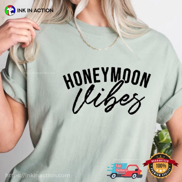 Honeymoon Vibes Shirt, Just Married Shirts Honeymoon Shirts For Couples