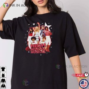 High School Musical Troy Bolton, Sharpay Evans, Gabriella Montez Graphic T-Shirt