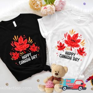Happy Canada Day 2023 canada maple leaf Shirt 2 Ink In Action