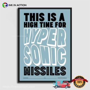 Hypersonic Missiles Inspired Lyric Print Sam Fender Poster