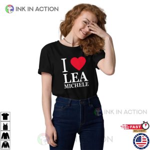 I love Lea Michele lea michele glee T Shirt 2 Ink In Action