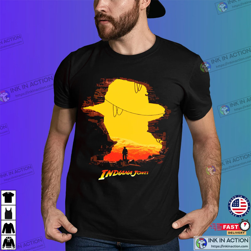 Indiana Jones And The Raiders Of The Lost Ark Silhouette T-Shirt