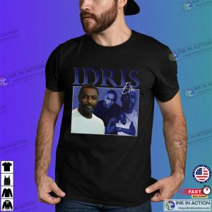 Idris Elba Retro T Shirt 3 Ink In Action