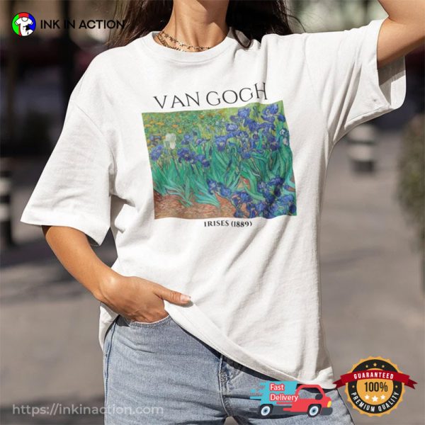 Irises Van Gogh Artwork Shirt