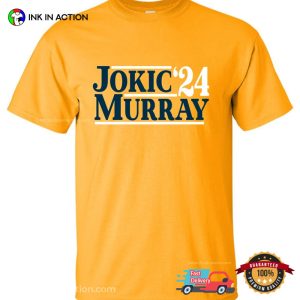 Jokic Murray 24 Denver miami heat basketball Shirt 4 Ink In Action