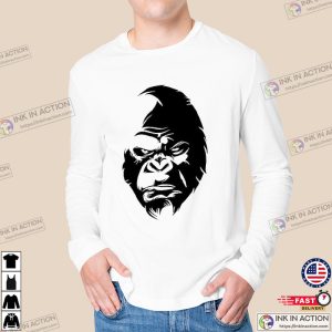 King Kong Gorilla Face Shirt 2 Ink In Action