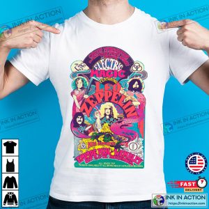 LED ZEPPELIN ELECTRIC MAGIC Shirt 3 Ink In Action