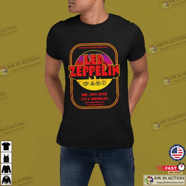 Led Zeppelin 1971 Wembley Shirt