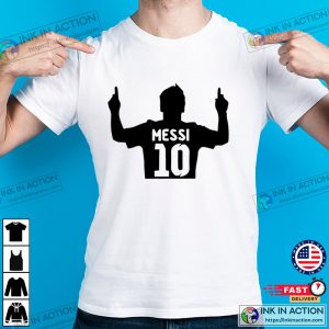 Lionel Messi Messi 10 Shirt 1 Ink In Action