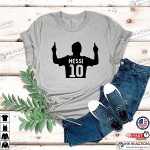 Lionel Messi Messi 10 Shirt 3 Ink In Action