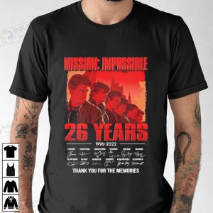 Mission Impossible 1996-2022 26 Years Celebration Shirt