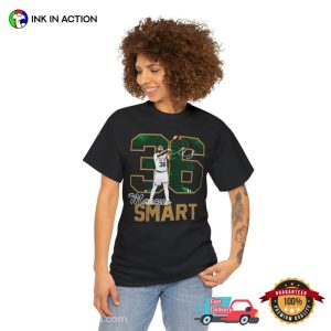 Marcus smart celtics 36 NBA Basketball Shirt 5 Ink In Action