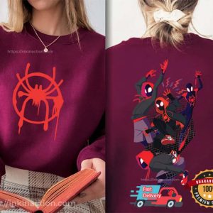 Marvel Avengers Spider Man 2023 miles morales across the spider verse Shirt 1 Ink In Action