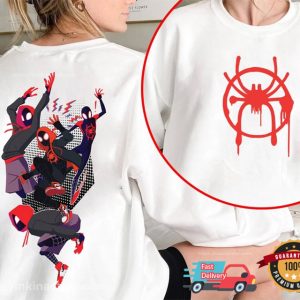 Marvel Avengers Spider Man 2023 miles morales across the spider verse Shirt 3 Ink In Action