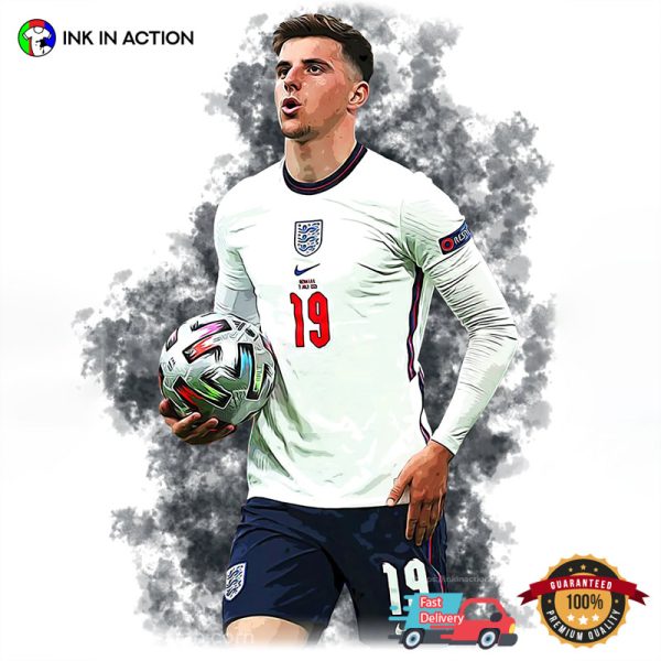 Mason Mount England Digital Art Print Poster