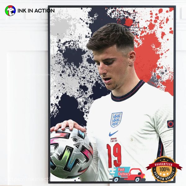 Mason Mount England Euro Poster