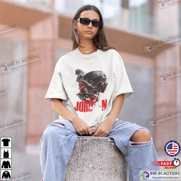 Michael Jordan Picture T-Shirt, Baseball Tee