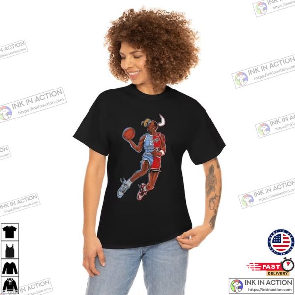 Michael Jordan Vintage Graphic Tee, Michael Jordan Basketball T-shirt