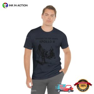 Mission To The Moon Apollo 11 USA Unisex Shirt 2 Ink In Action