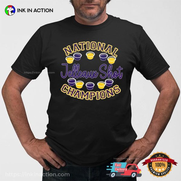 National Champions Jelleaux Shot 2023 T-shirt