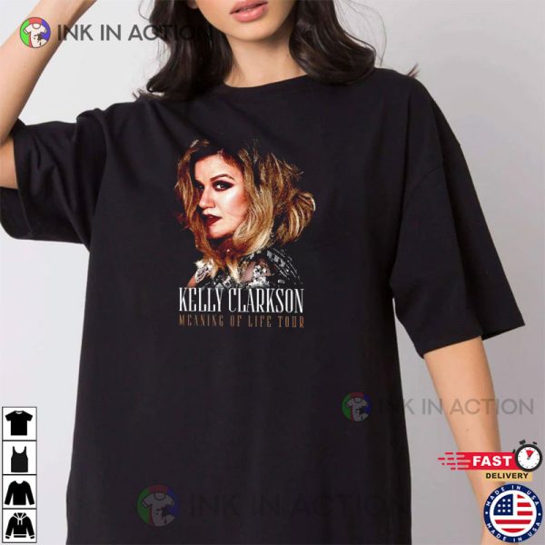 New Rare Kelly Clarkson Tour 2023 T-Shirt