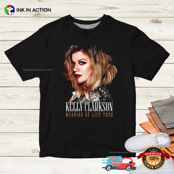 New Rare Kelly Clarkson Tour 2023 T-Shirt