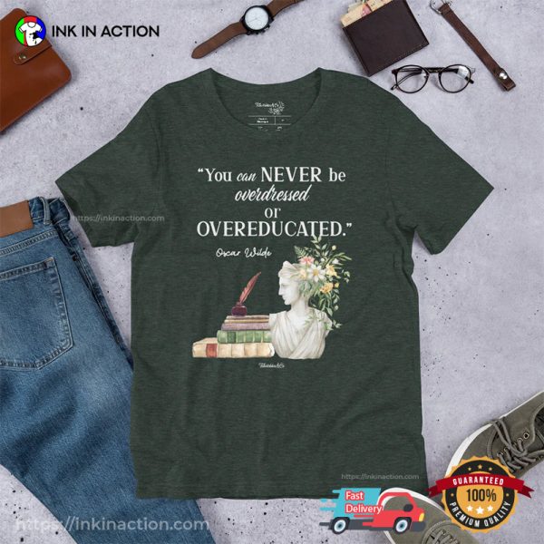 Oscar Wilde Quote Dark Academia Aesthetic Unisex T-Shirt