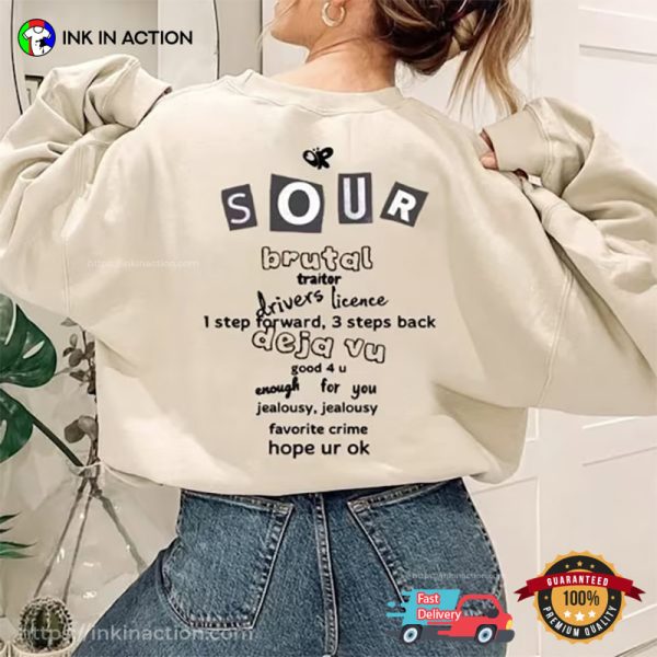 Olivia Sour Tour 2 Side Shirt