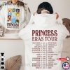 Princess Eras Tour Double-Sided Comfort Color Shirt, Hottest Disney Princess Shirt