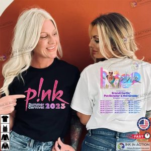 P!nk Pink Singer Summer Carnival 2023 Tour, Pink Trustfall T-shirt