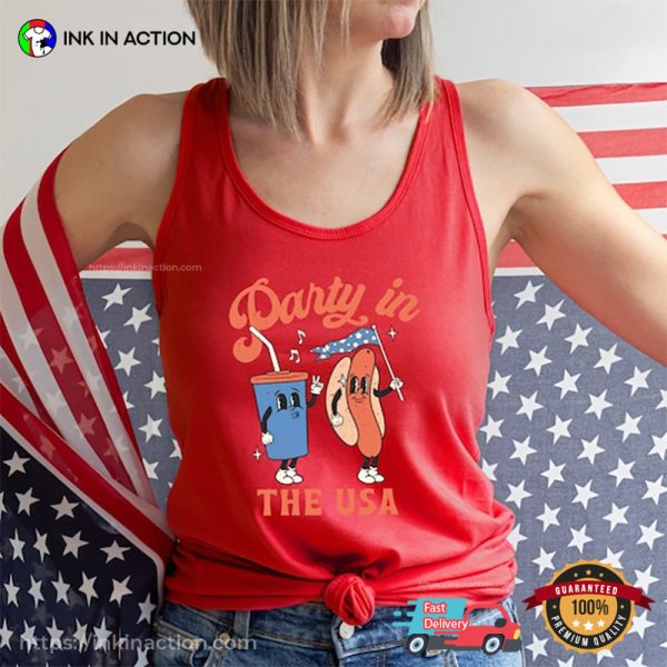 Party In The USA, Funny 4th Of July Shirts