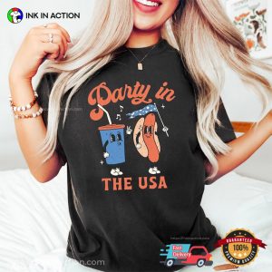 Party In The USA funny 4th of july shirts 2 Ink In Action Ink In Action