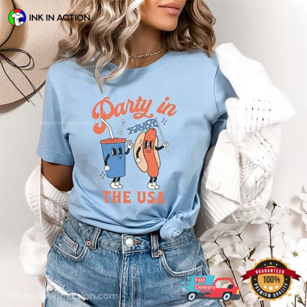 Party In The USA, Funny 4th Of July Shirts