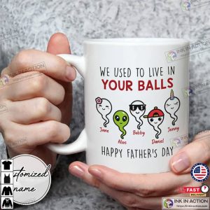 Personalized Funny Dads Mug From Kids 3 Ink In Action