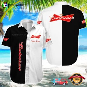 Personalized Name Budweiser Hawaiian Shirt