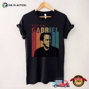 Peter Gabriel Vintage Portrait T Shirt 3 Ink In Action 1