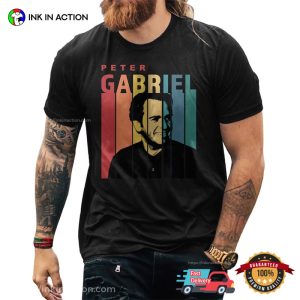 Peter Gabriel Vintage Portrait T Shirt Ink In Action 1