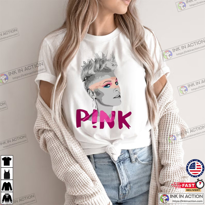 P!nk Pink Singer Summer Carnival 2023 T-Shirt - Bring Your Ideas, Thoughts  And Imaginations Into Reality Today