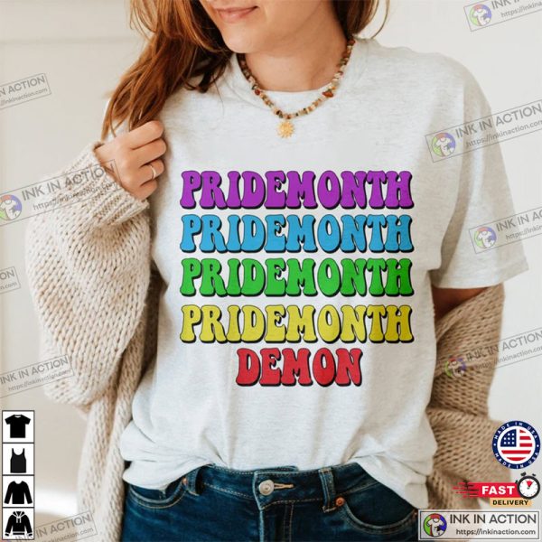 Pride Month Demon, Pride Month 2023 T-shirt