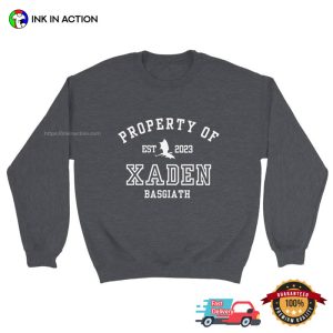 Property Of Xaden Basgiath classic t shirts 1 Ink In Action