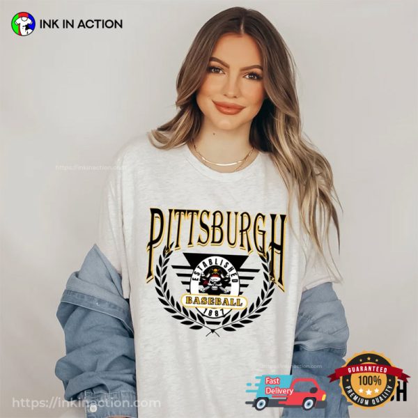 Retro Pittsburgh 1887 Shirt, Pittsburgh Pirates Baseball Merch