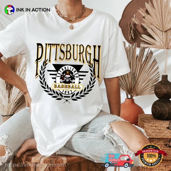 Retro Pittsburgh 1887 Shirt, Pittsburgh Pirates Baseball Merch