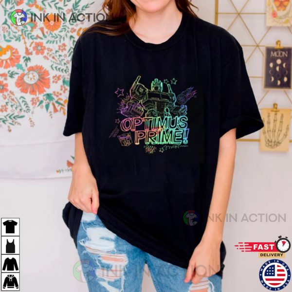 RAINBOW TRANSFORMER T-Shirt LGBTQIA Pride