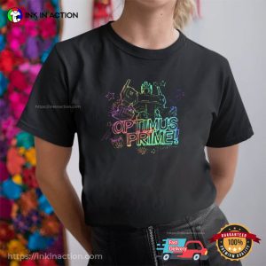 RAINBOW TRANSFORMER T Shirt lgbtqia Pride 2 Ink In Action